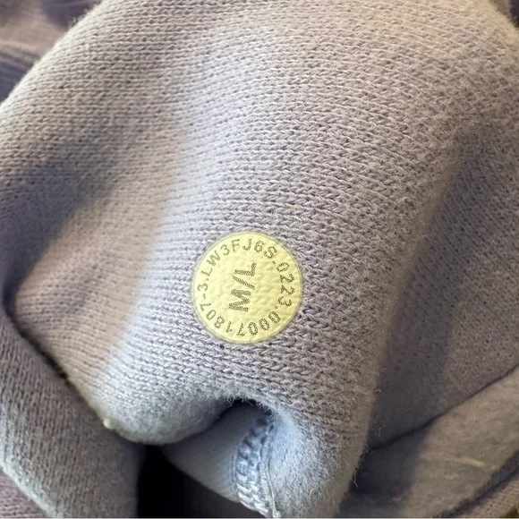 Lululemon Oversized Half-Zip Scuba Lilac Smoke - Picture 4 of 5